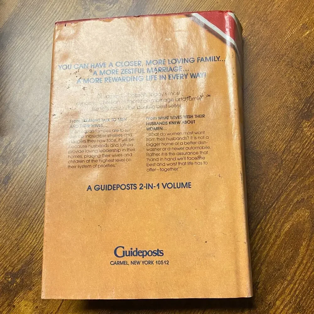 Straight Talk to Men and Their Wives by James C. Dobson (1980, Hardcover)